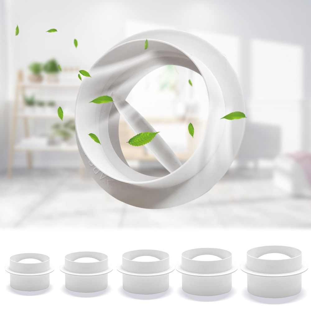 Commercial Kitchen Exhaust - Round Pipe Check Valve Plastic 80/100/110/150/200mm