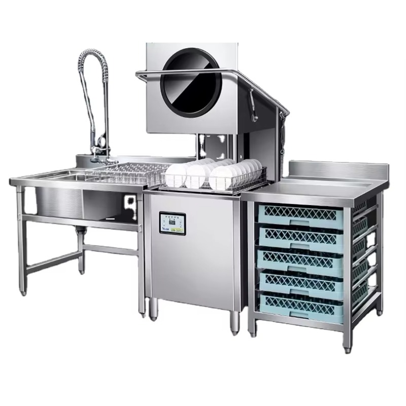 Commercial Kitchen Hood - Custom Restaurant Kitchen Freestanding Automatic Hood