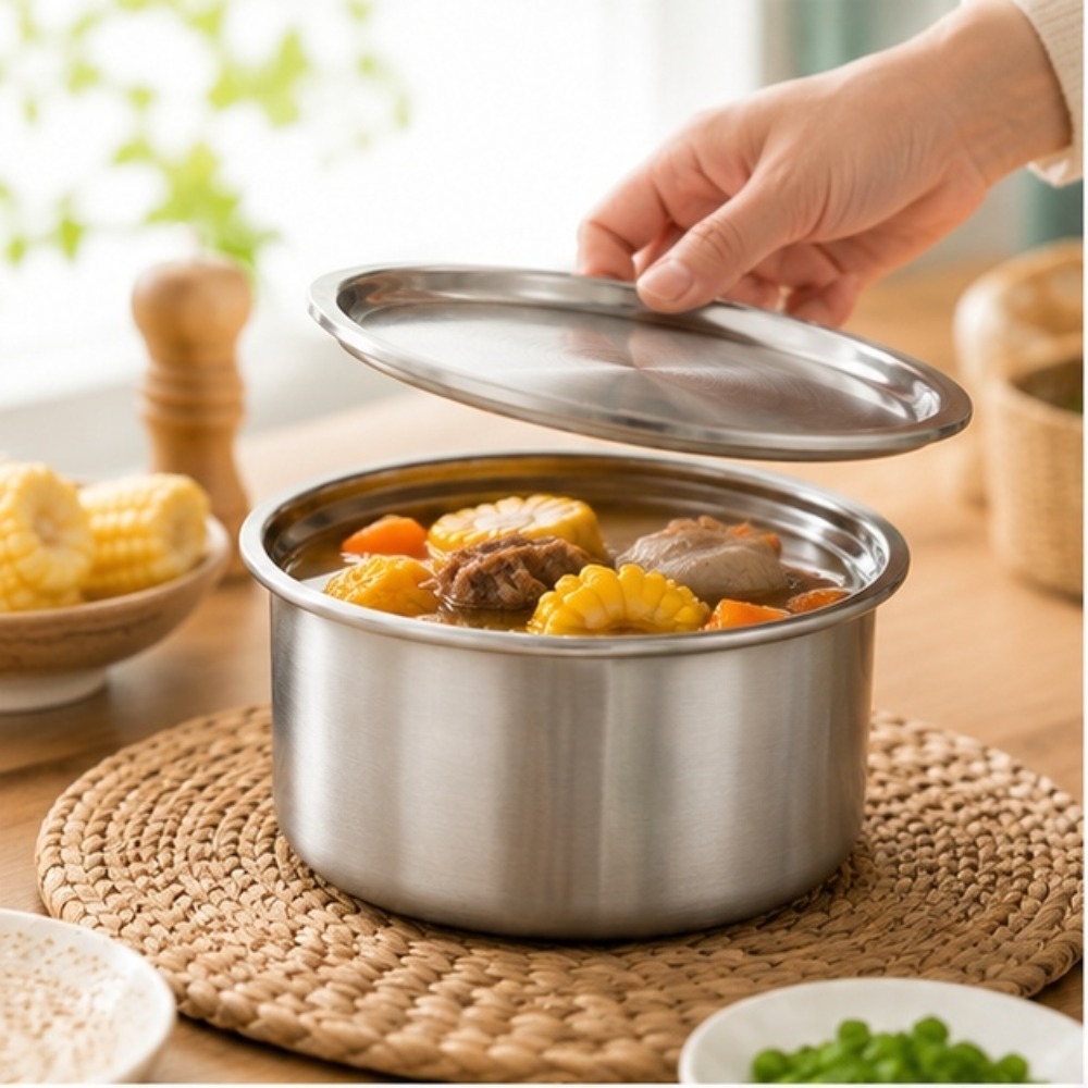 Deep Fryer Commercial - 304 Stainless Steel Ramekin with Lid