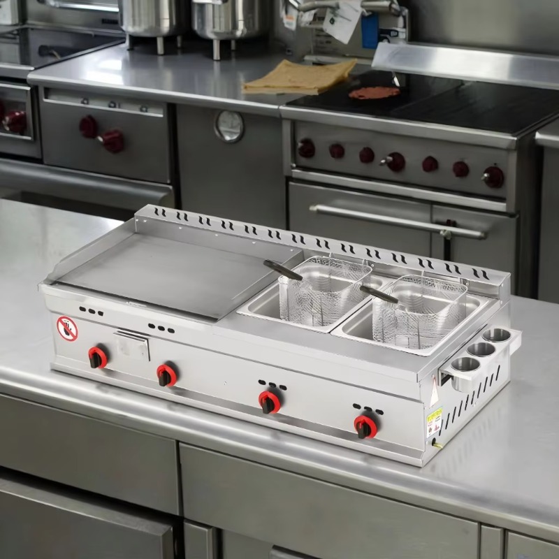 Deep Fryer Commercial - Commercial Gas Grill + Double Deep