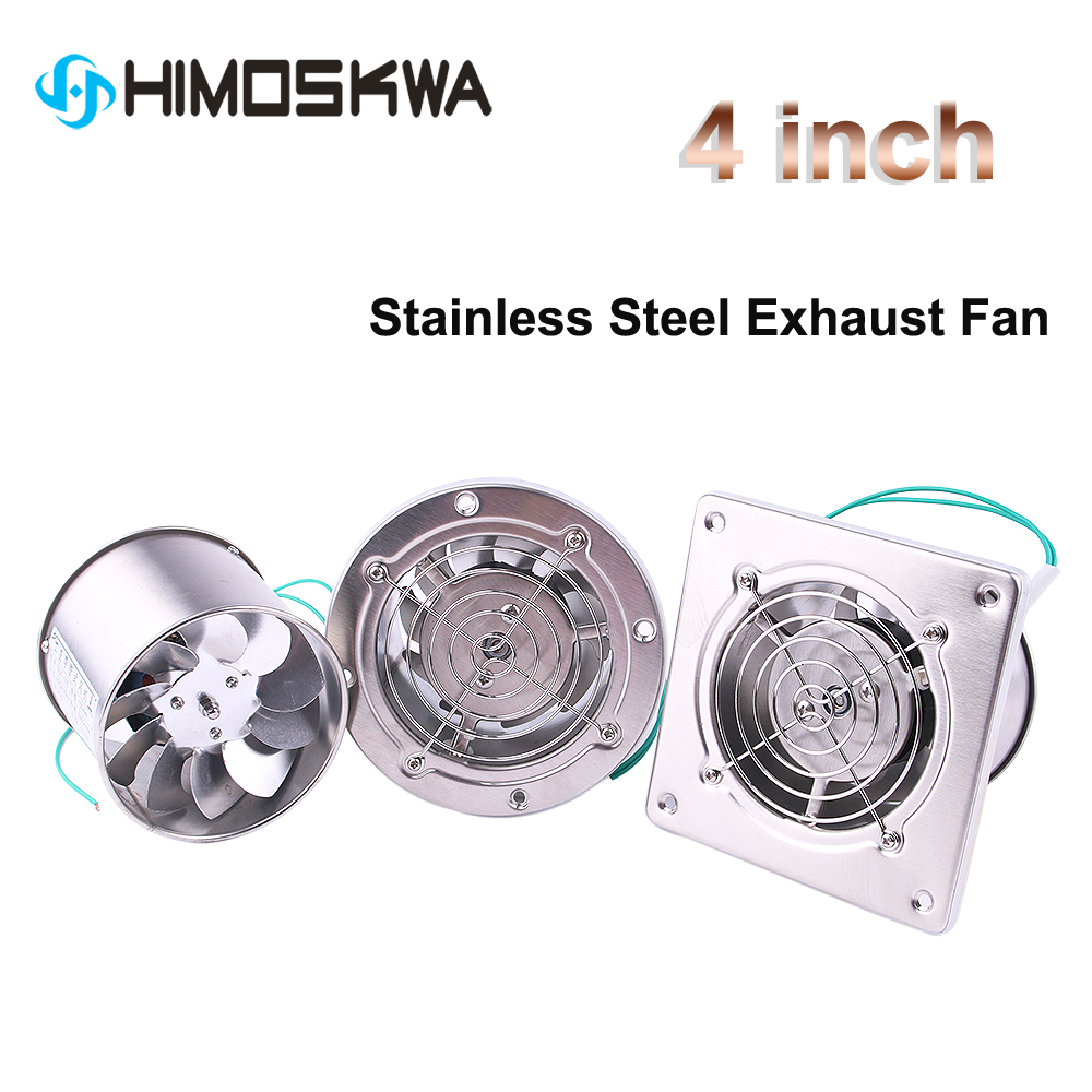 Commercial Kitchen Exhaust - 4 Inch Pipe Stainless Steel Exhaust