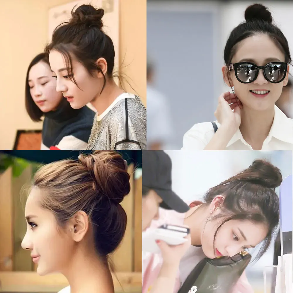 S/M/L Hair Bun Maker Elegant W - Donut Making Machine 评论和价格