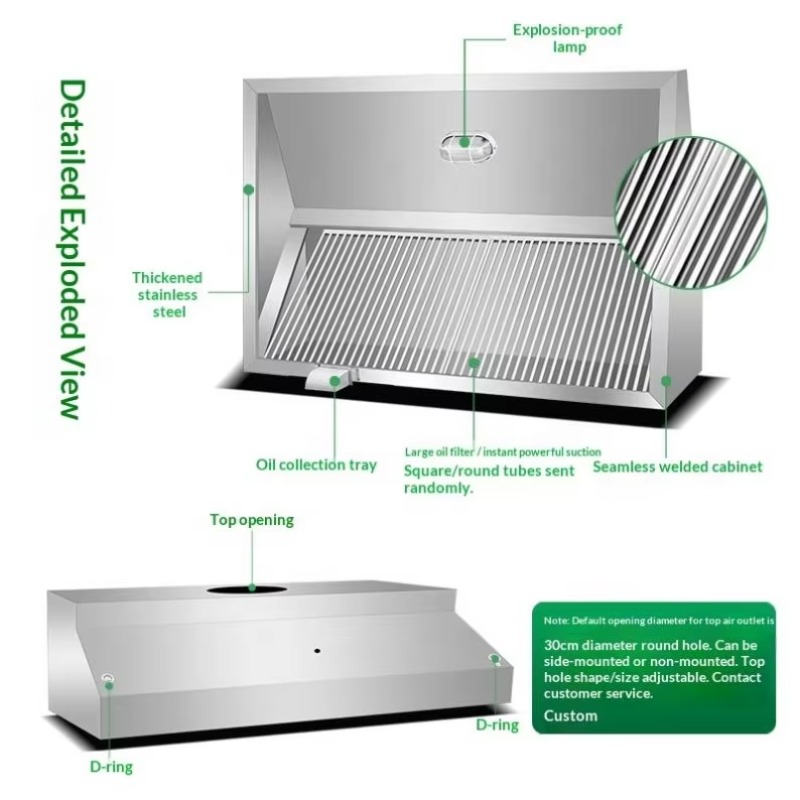 Commercial Customizable Kitche - Commercial Kitchen Exhaust 评论和价格
