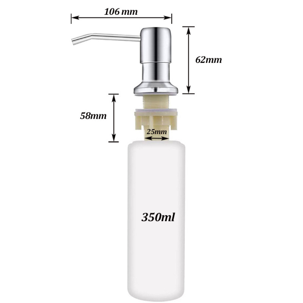 Built In Kitchen Sink Soap Dis - Commercial Kitchen Hardware 评论和价格
