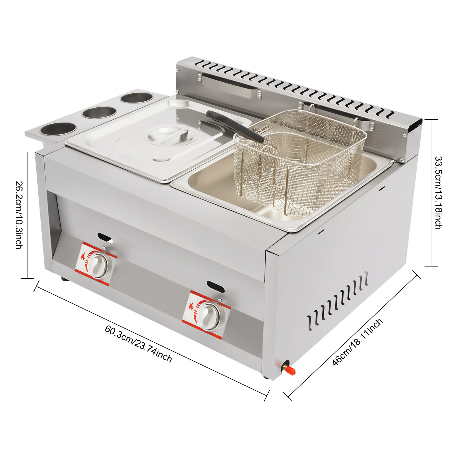 Commercial Deep Fryer 2-Tank 6 - Deep Fryer Commercial 评论和价格