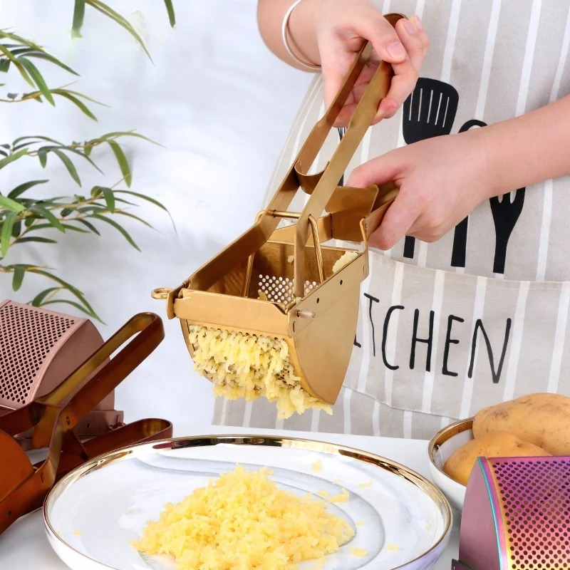 1pc Gold Potato Ricer Manual L - Commercial Kitchen Manufacturers 评论和价格