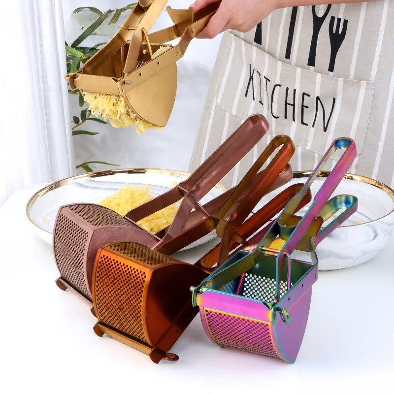 1pc Gold Potato Ricer Manual L - Commercial Kitchen Manufacturers 评论和价格