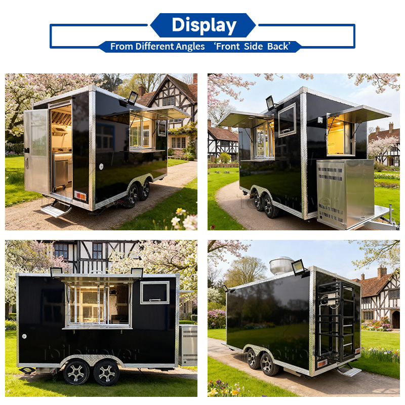 Outdoor Commercial Food Truck  - Commercial Kitchen Trailer 评论和价格