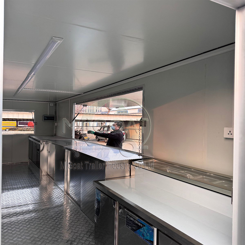 Black 2-Axle Commercial Food T - Commercial Kitchen Trailer 评论和价格