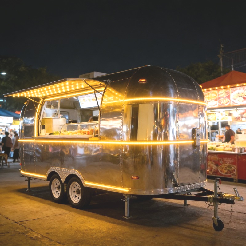 4WD Food Trailer Fully Equippe - Commercial Kitchen Trailer 评论和价格