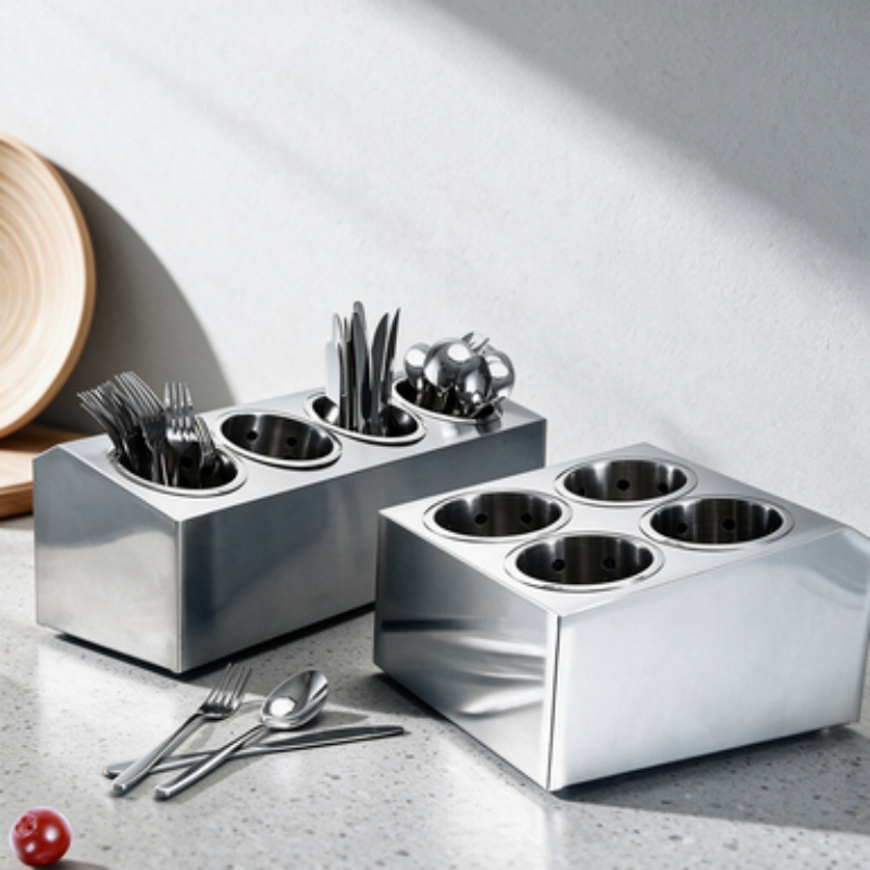 Stainless Steel Cutlery Basket - Commercial Kitchen Knife Storage 评论和价格