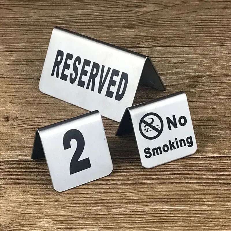 5pcs Metal No Smoking Warning  - Commercial Kitchen Prep Table 评论和价格