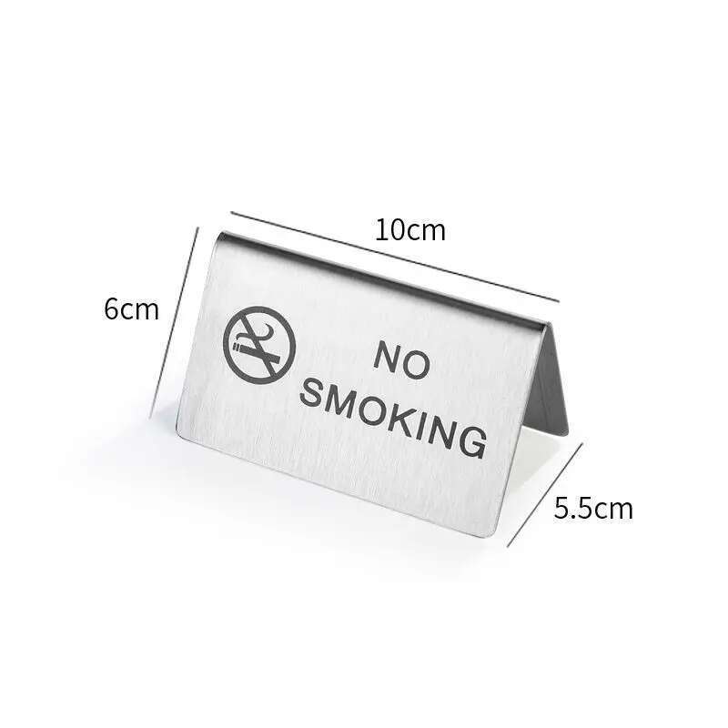 5pcs Metal No Smoking Warning  - Commercial Kitchen Prep Table 评论和价格